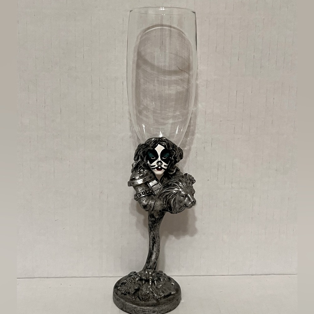 KISS PETER CRISS COLLECTIBLE GOBLET COA SPENCER GIFTS 1998 LIMITED EDITION